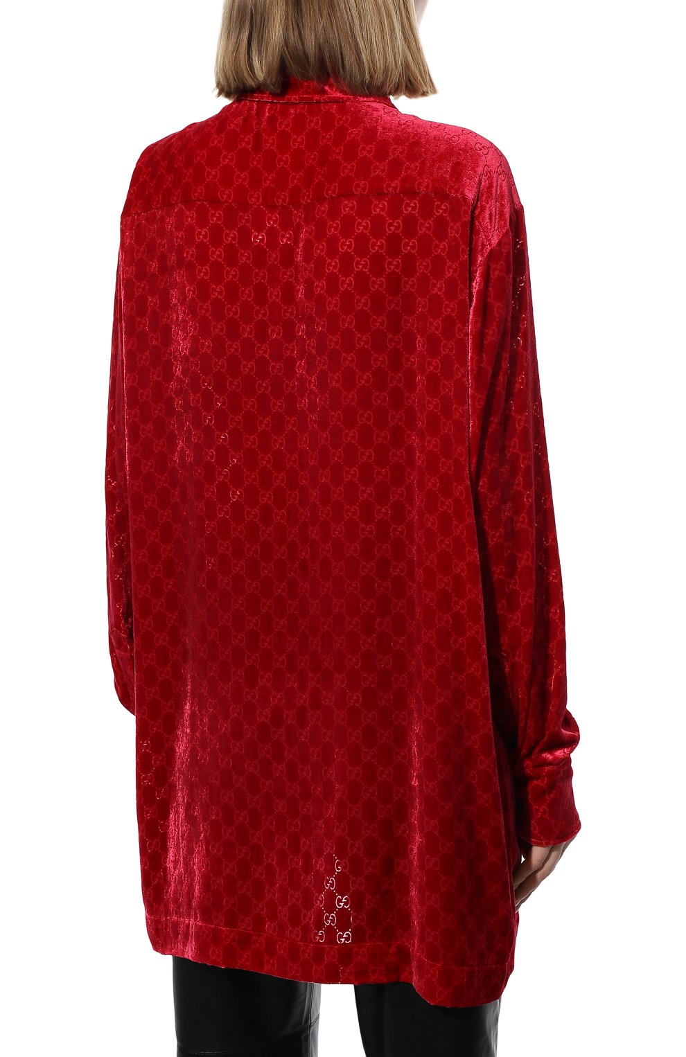 Бархатная рубашка GUCCI, арт. 664669/ZAHGE, фото 4