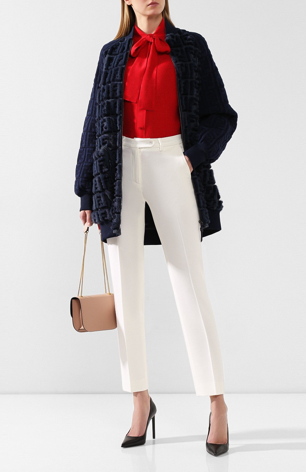 Куртка с меховой отделкой FENDI, арт. FNF75H A1Y1, фото 2