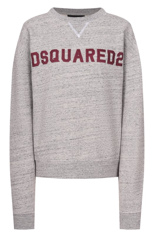 Хлопковый свитшот Dsquared2 S75GU0626/D25026 Серый S75GU0626/D25026