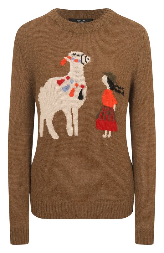 Свитер Weekend Max Mara NITRA Коричневый NITRA