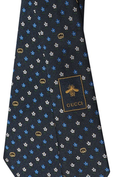 Шелковый галстук GUCCI, арт. 643815 4E002, фото 4