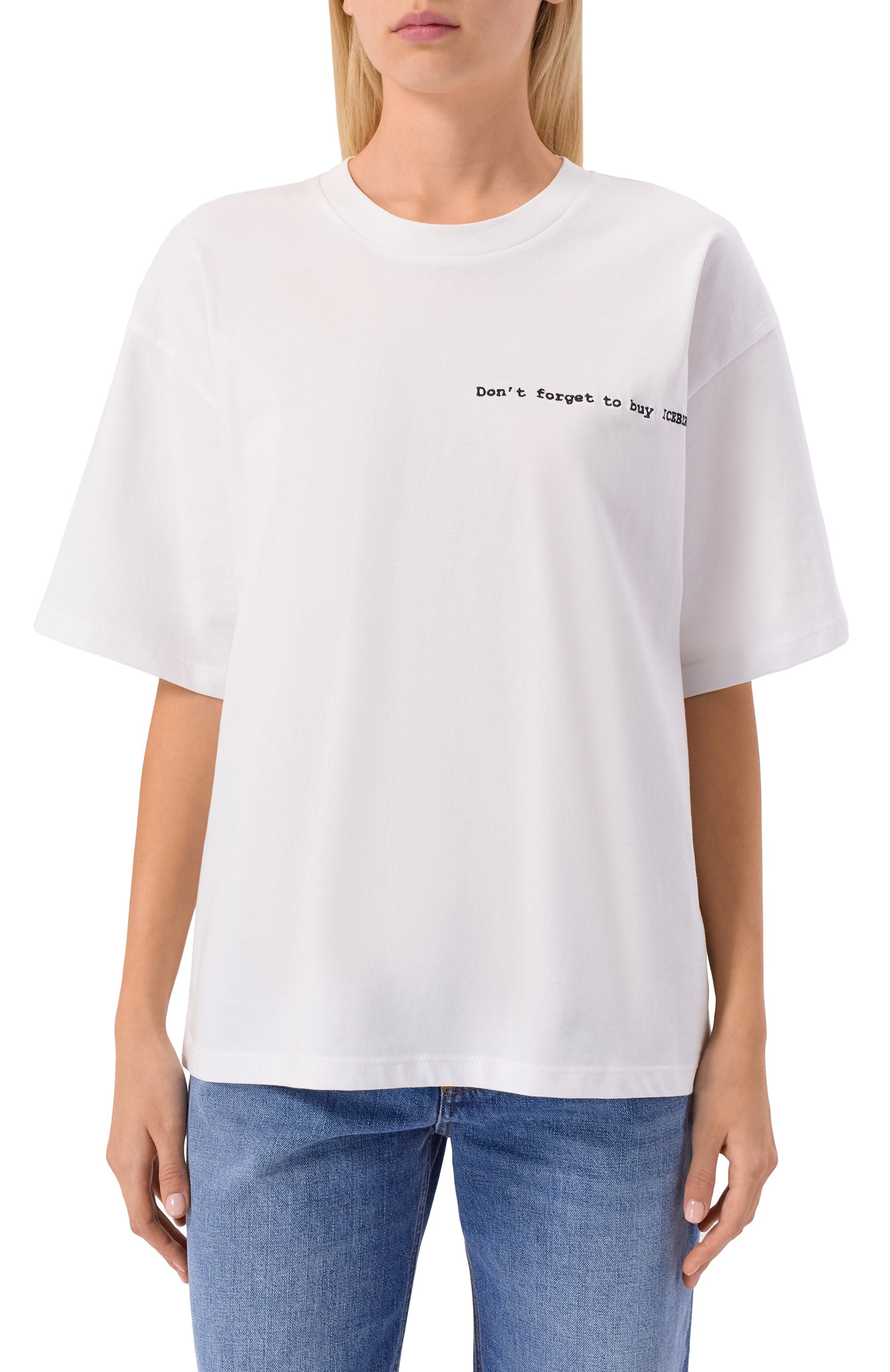 Хлопковая футболка ICEBERG, арт. F51A/6327, фото 3