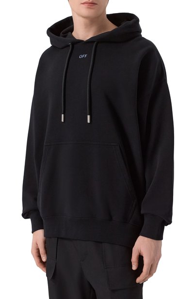 Хлопковое худи OFF-WHITE, арт. 0MBB085F25FLE00H, фото 3