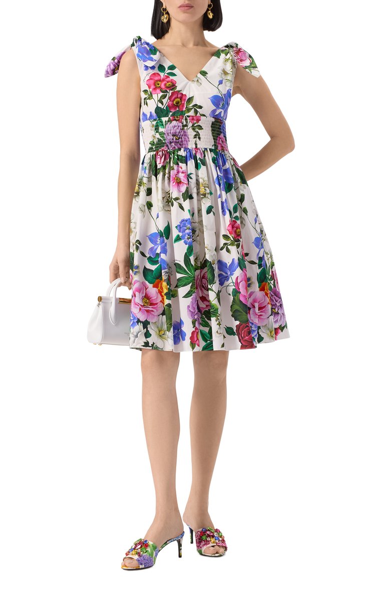 Хлопковое платье DOLCE & GABBANA, арт. F6I0AT/HS5S6, фото 1