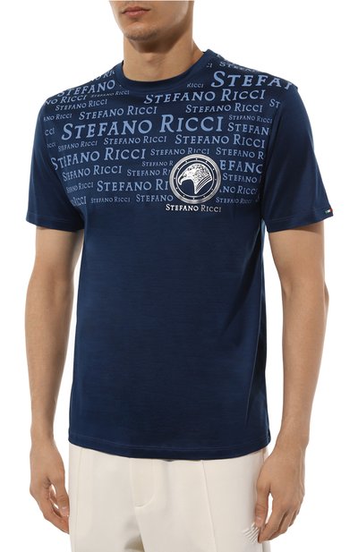 Хлопковая футболка STEFANO RICCI, арт. MNH4203290/TE0001, фото 3