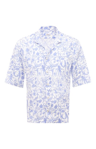 Мужская льняная рубашка KITON, арт. UMC024H08902