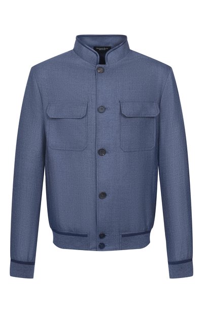 Мужской бомбер из шелка и шерсти STEFANO RICCI, арт. M7J6100110/KL003U