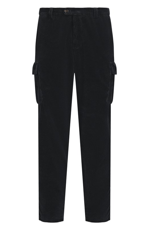 Вельветовые брюки-карго Brunello Cucinelli M280UE1890 Чёрный M280UE1890