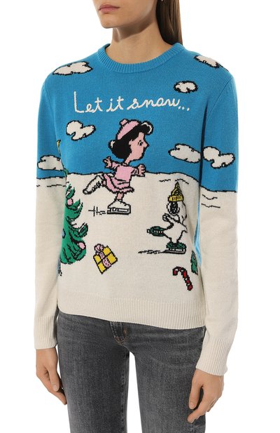 Пуловер из шерсти и вискозы MC2 SAINT BARTH разноцветного цвета по цене 22850 руб., арт. NEW QUEEN C/00003G, фото 3 Пуловер из шерсти и вискозы MC2 SAINT BARTH, арт. NEW QUEEN C/00003G, фото 3