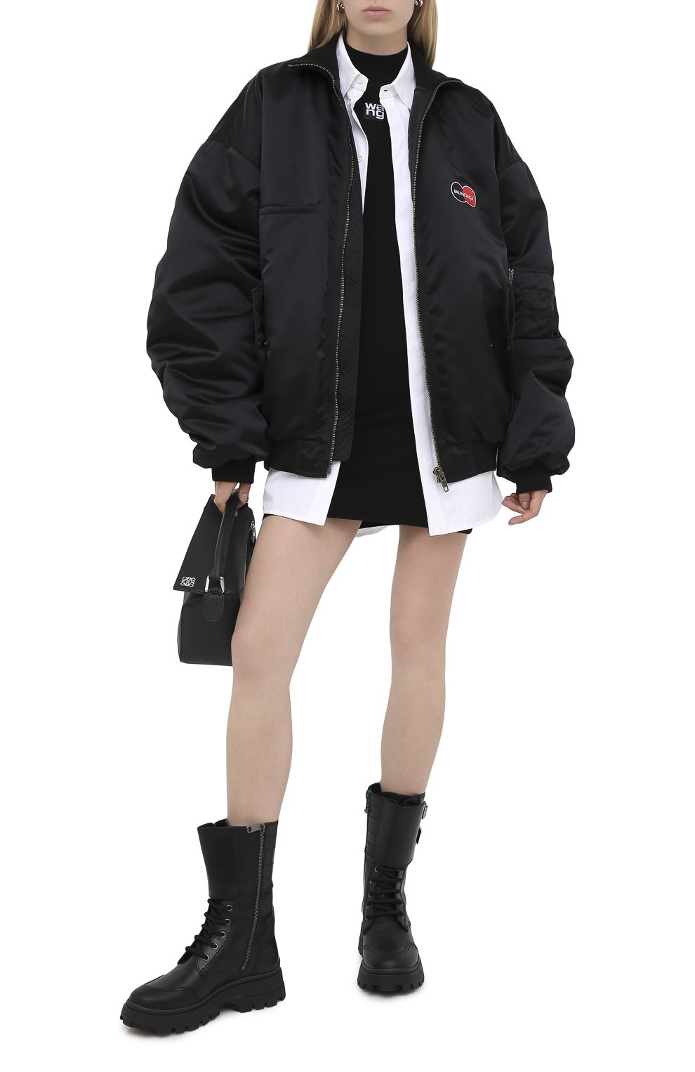 Платье ALEXANDER WANG черного цвета по цене 48750 руб., арт. 4KC2206013, фото 2 Платье ALEXANDER WANG, арт. 4KC2206013, фото 2