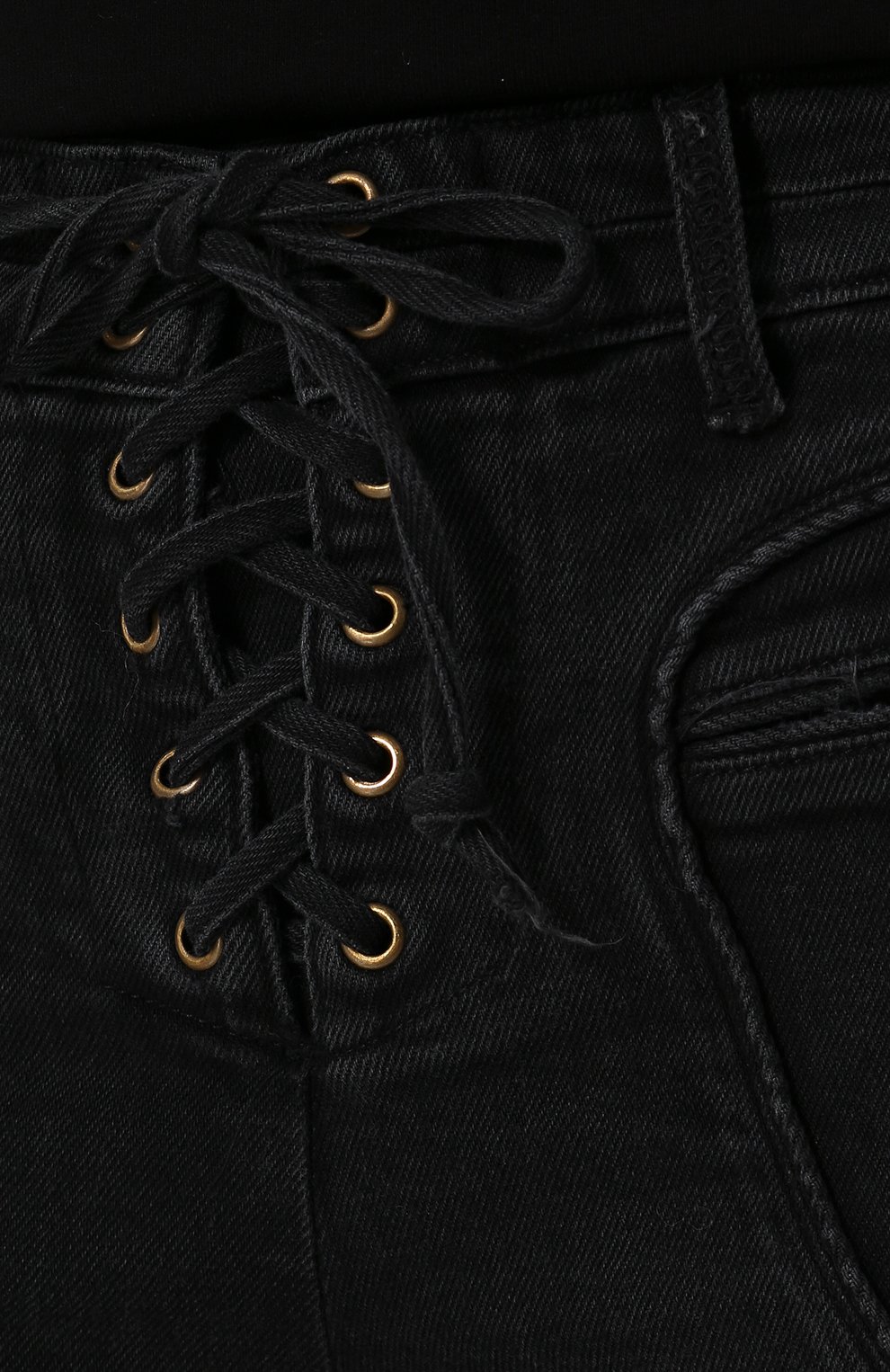 Джинсы с завышенной талией и шнуровкой ICONS OF CALIFORNIA, арт. 7028-VALHALLA SKN SEAM, фото 5