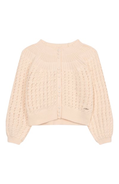 Кардиган из хлопка и шерсти CHLOÉ, арт. C21297