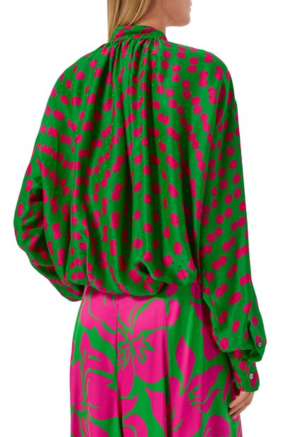 Блузка из вискозы и шелка DRIES VAN NOTEN, арт. 261-010744/3114, фото 4