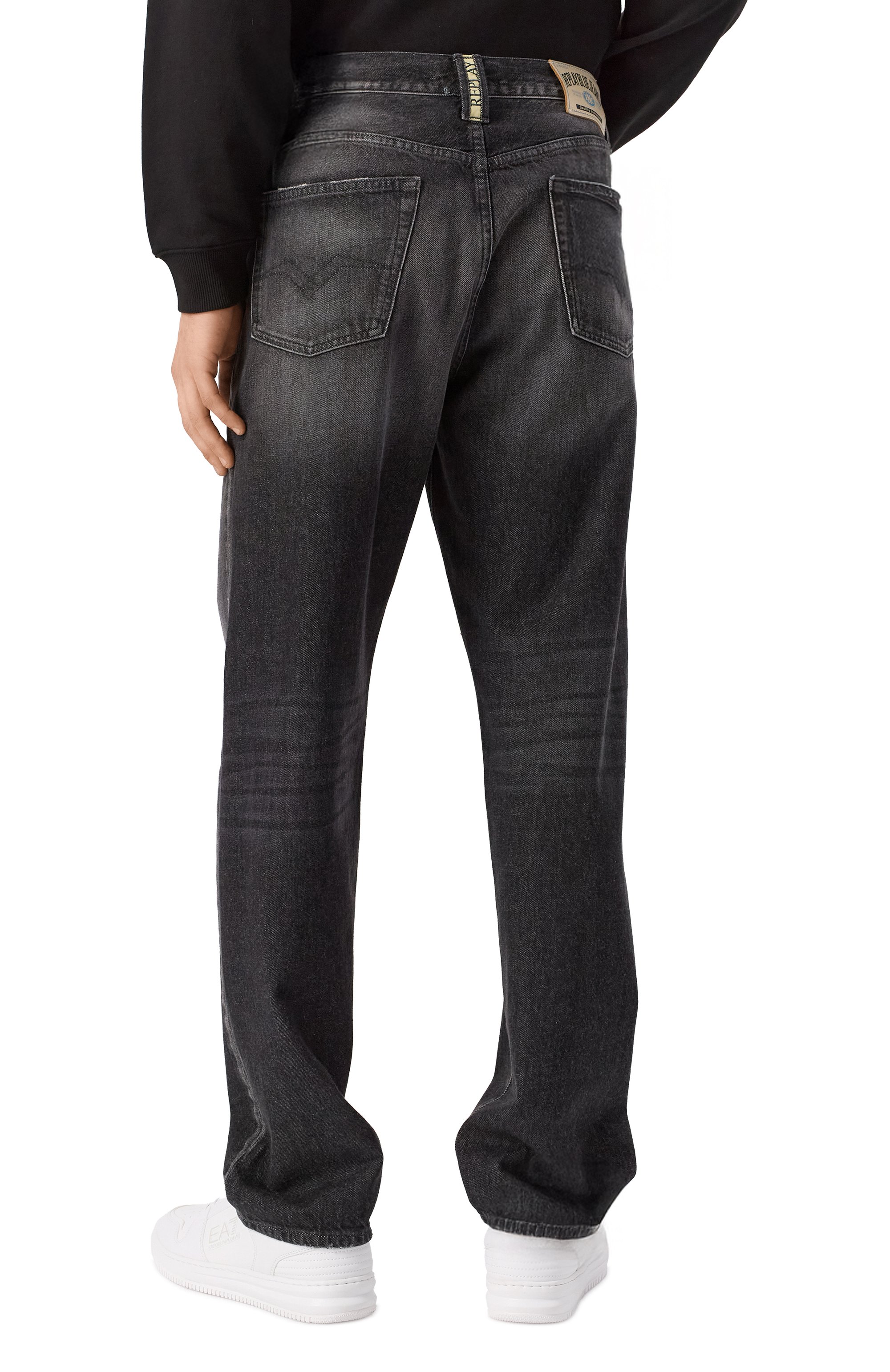 Джинсы m9zero1 REPLAY темно-серого цвета по цене 19950 руб., арт. M9Z1 .000.804 770, фото 4 Джинсы m9zero1 REPLAY, арт. M9Z1 .000.804 770, фото 4