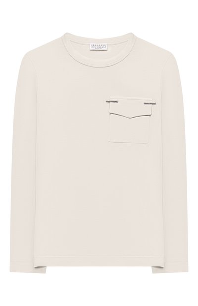 Хлопковый лонгслив BRUNELLO CUCINELLI, арт. B0A45T202B, фото 1