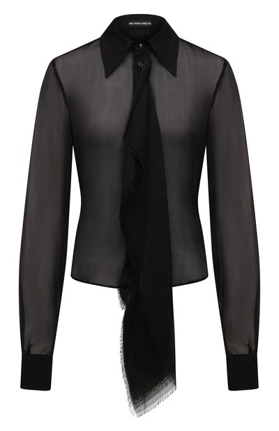 Шелковая блузка ANN DEMEULEMEESTER, арт. 2402-W-SH18-FA239-023, фото 1