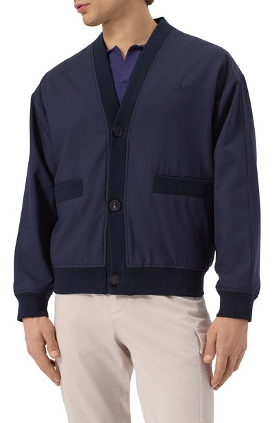 Шерстяной бомбер KITON, арт. UGK091K0752F01, фото 3