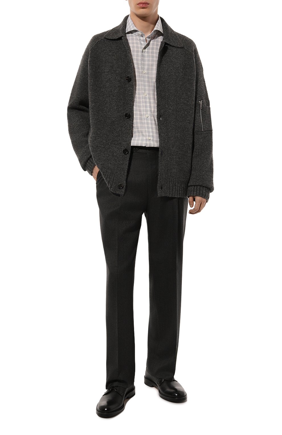 Хлопковая рубашка LUIGI BORRELLI, арт. SR10729, фото 2