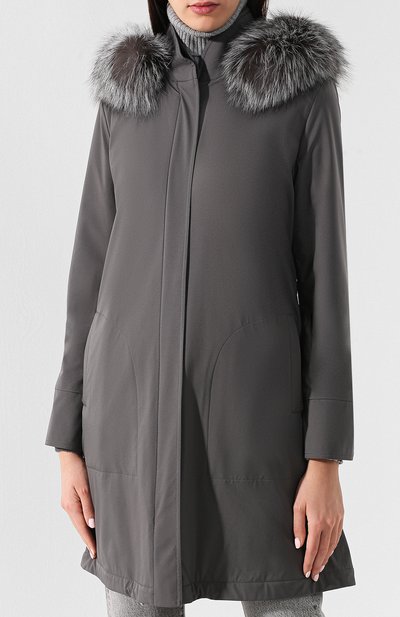 Парка с меховой отделкой LORO PIANA, арт. FAE5502, фото 3