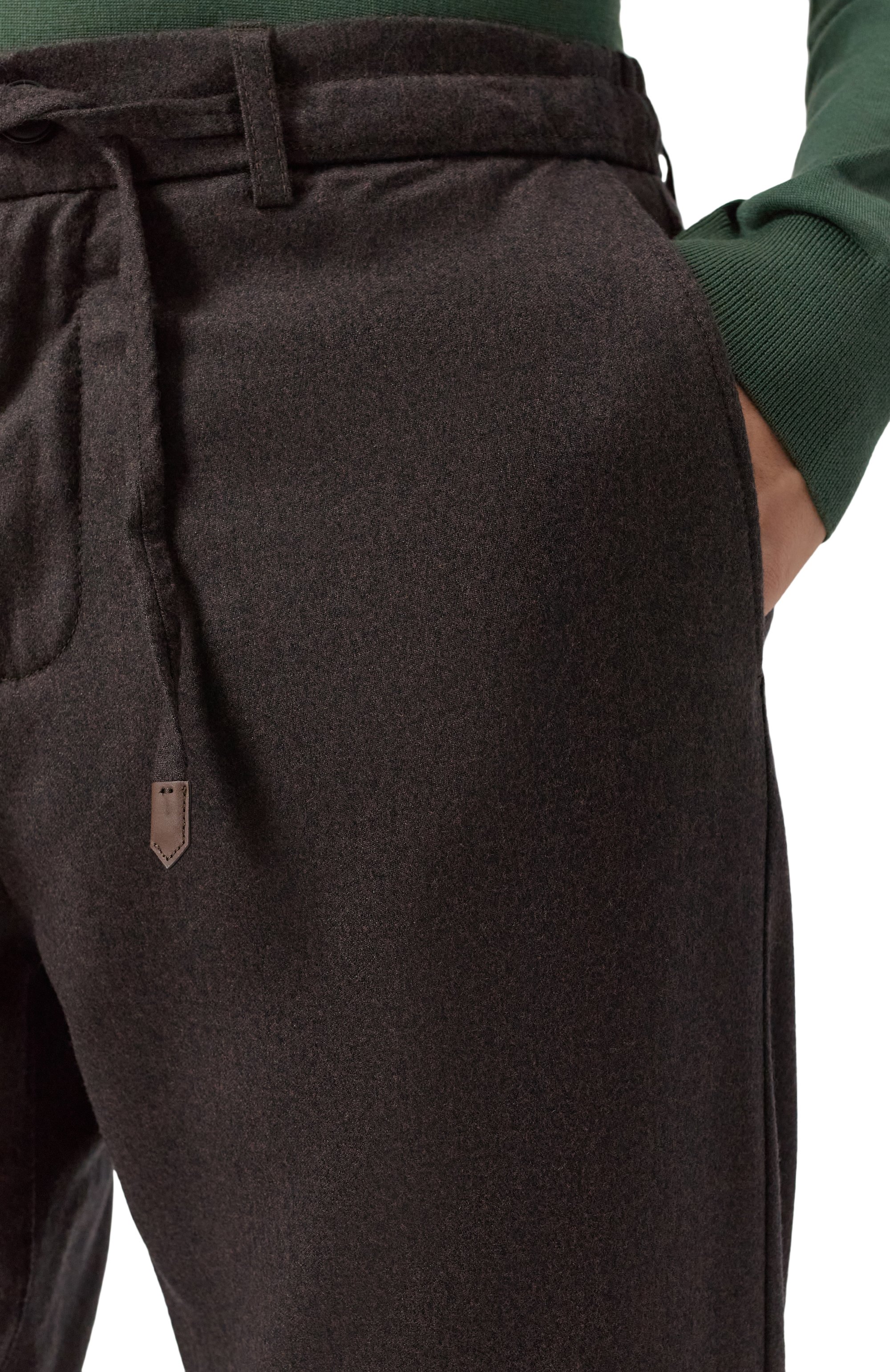 Шерстяные брюки CANALI, арт. V1659G/AR03472, фото 5