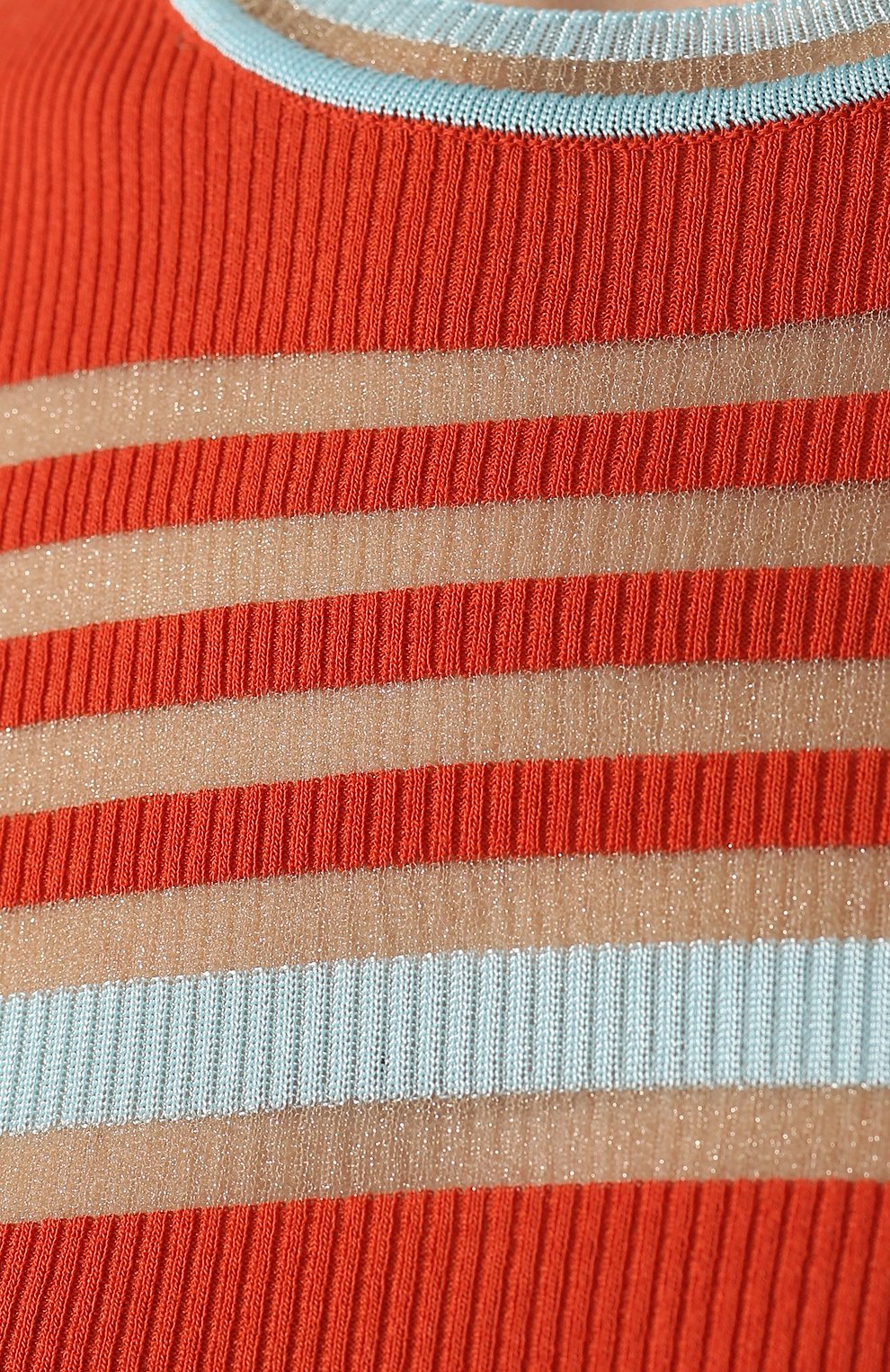 Топы из смеси хлопка и вискозы M MISSONI кораллового цвета по цене 27550 руб., арт. 2DN00062/2K0020, фото 5 Топы из смеси хлопка и вискозы M MISSONI, арт. 2DN00062/2K0020, фото 5