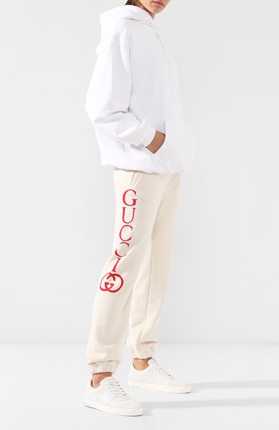 Хлопковые джоггеры с логотипом бренда GUCCI, арт. 539091/X3Q27, фото 2