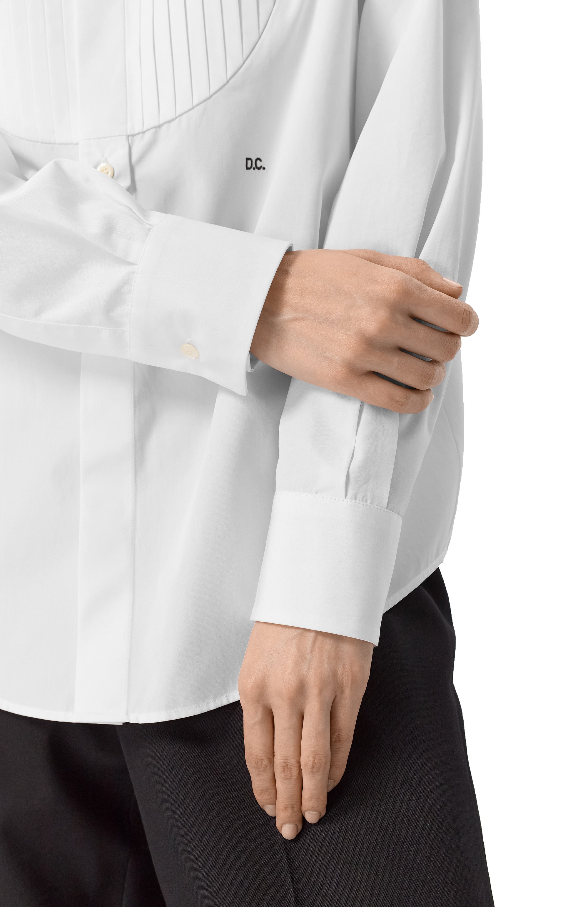 Хлопковая рубашка DSQUARED2 белого цвета по цене 63950 руб., арт. S75DL0892/S35244, фото 5 Хлопковая рубашка DSQUARED2, арт. S75DL0892/S35244, фото 5