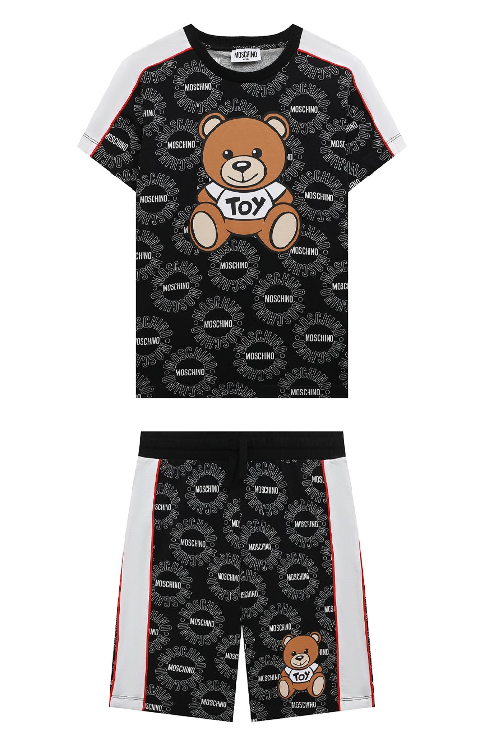 Комплект из футболки и шорт MOSCHINO, арт. HUG00A/LBB87/4A-8A, фото 1