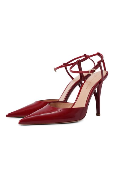 Женские кожаные туфли nuit GIANVITO ROSSI, арт. G95632.95LAC.NUIR0UG