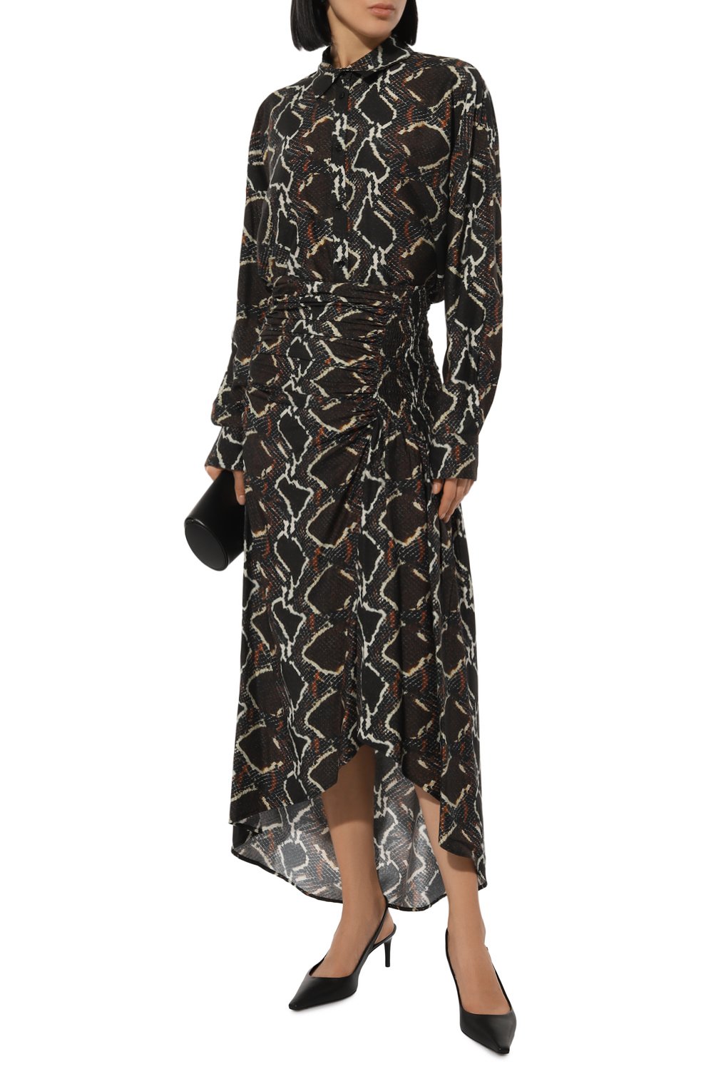 Рубашка из вискозы и шелка IRO, арт. WM18AMBRINE, фото 2