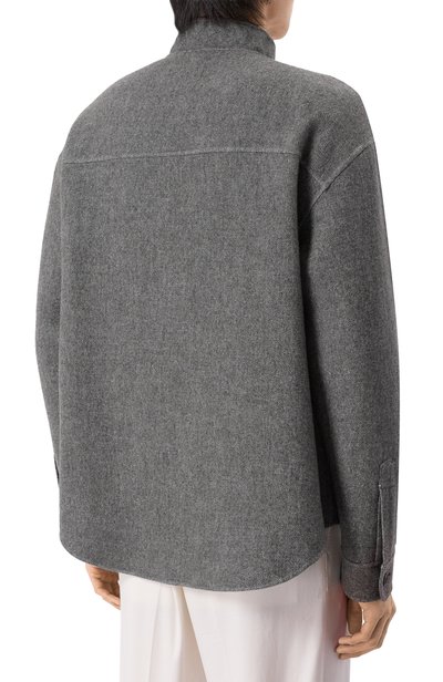 Куртка-рубашка из шелка и кашемира GIORGIO ARMANI, арт. GM004453/TE23830, фото 4