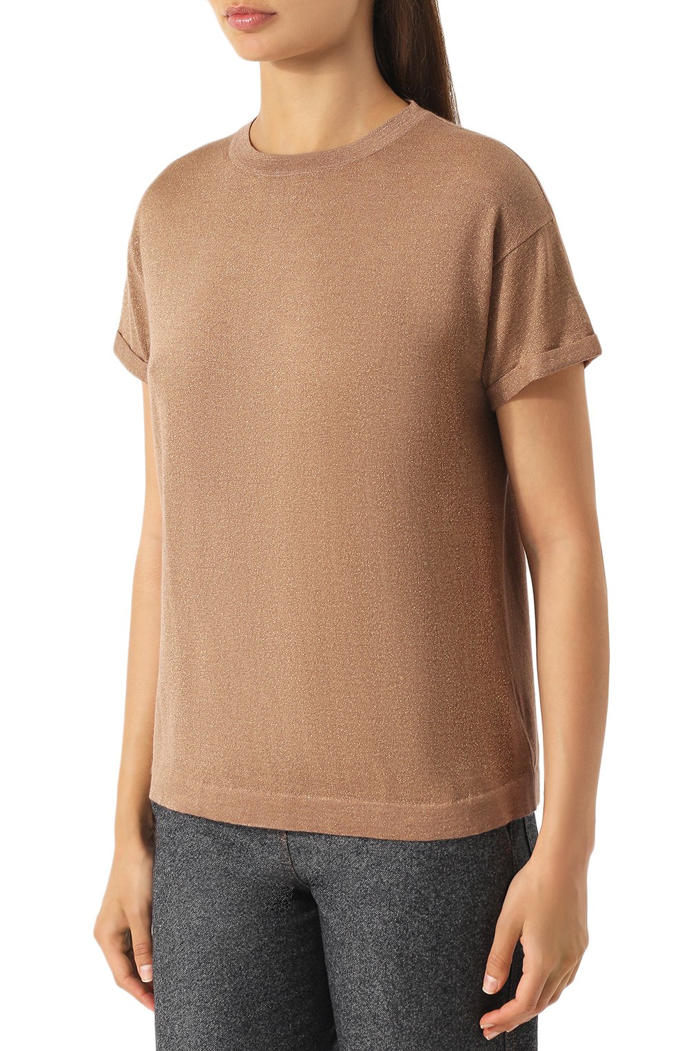 П уловер из кашемира и шелка BRUNELLO CUCINELLI, арт. M41810000, фото 3