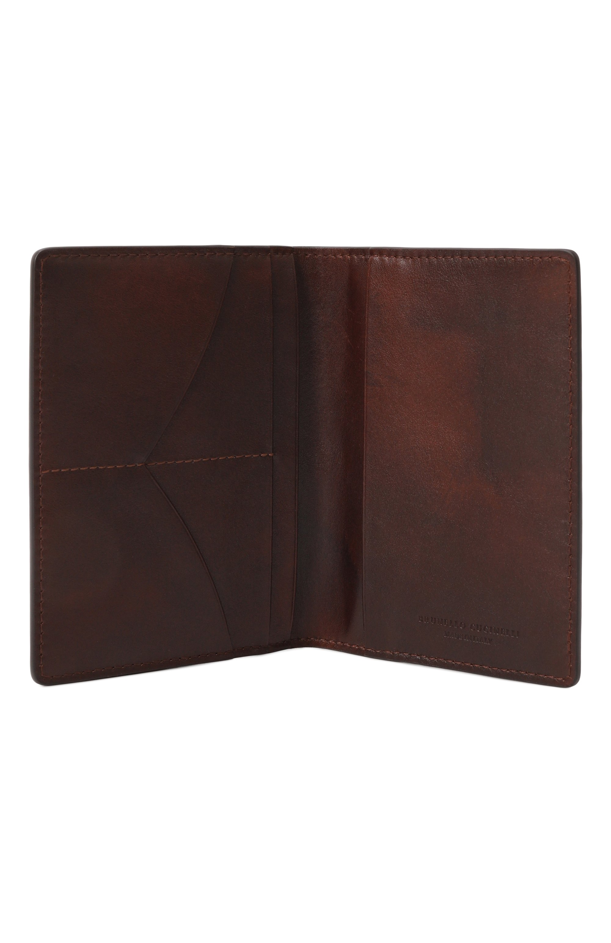 Кожаная обложка для паспорта BRUNELLO CUCINELLI, арт. MWCIU336, фото 3