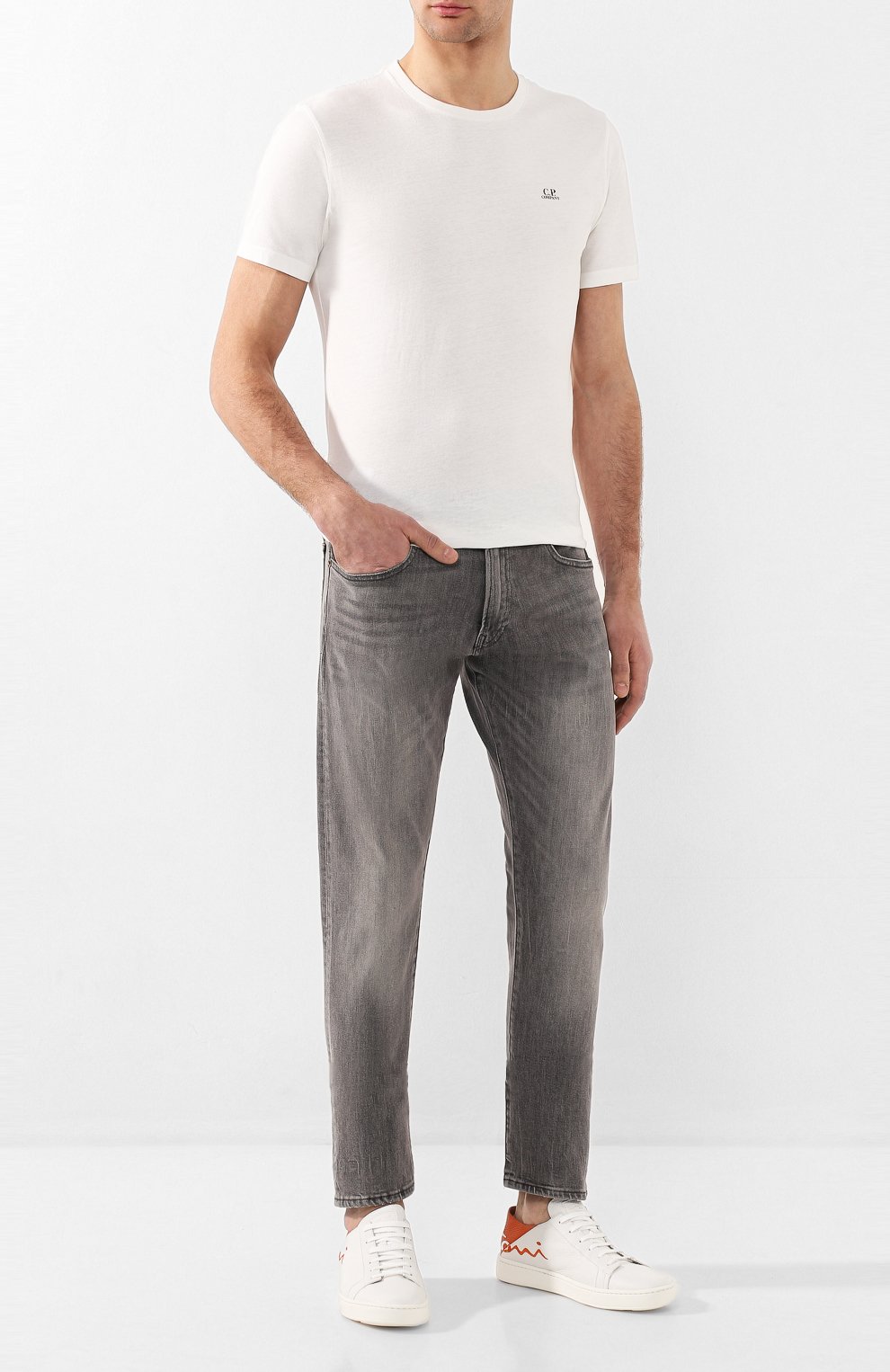 Джинсы прямого кроя с потертостями POLO RALPH LAUREN, арт. 710683345, фото 2