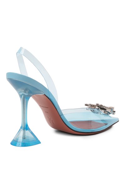 Комбинированные туфли begum AMINA MUADDI, арт. BEGUM GLASS/PVC/LIGHT BLUE, фото 4