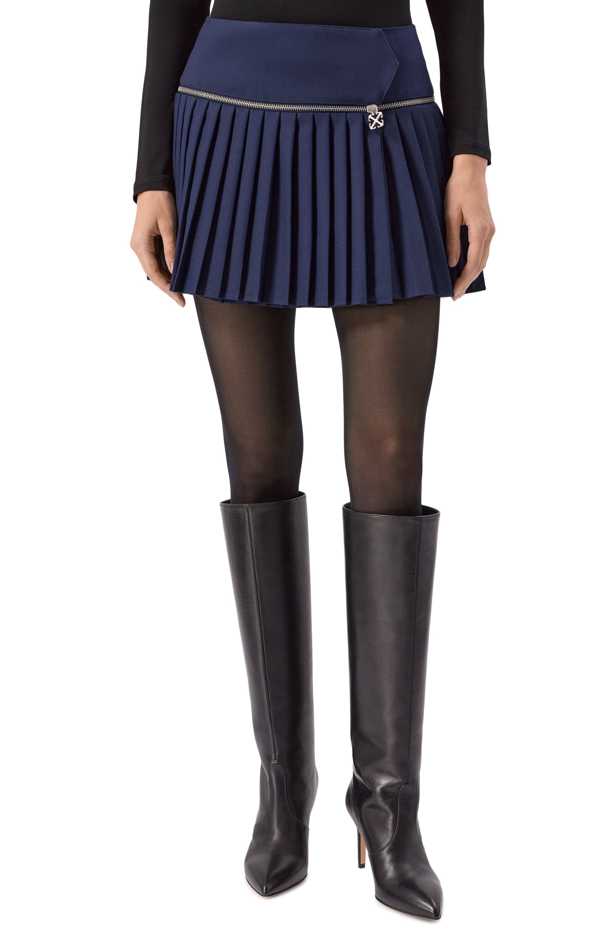 Плиссированная юбка OFF-WHITE, арт. 0WCU01FF25FAB001, фото 3