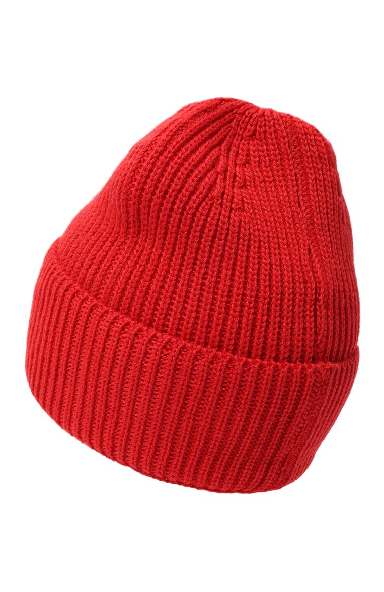 Женская шапка MSGM красного цвета, арт. 3541MDL08/237761 | Фото 3 (Материал: Текстиль, Шерсть, Синтетический материал; Материал сплава: Проставлено; Нос: Не проставлено)