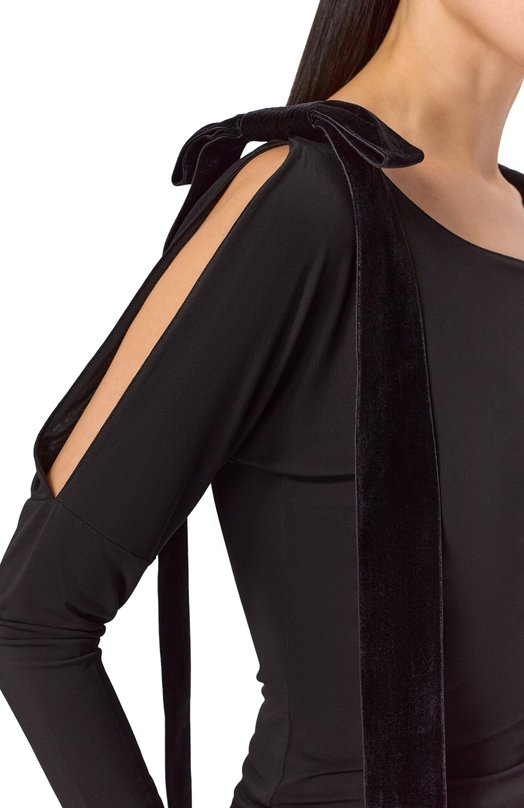 Топ из вискозы Nina Ricci 26PJT0037/VI0550 Чёрный  26PJT0037/VI0550 Фото 5