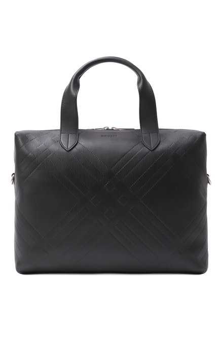 Мужской портфель BURBERRY черного цвета по цене 0 руб., арт. 8101921 | Фото 1