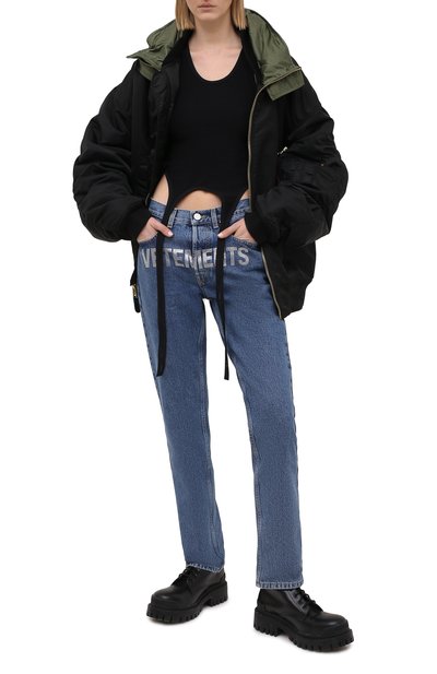 Джинсы VETEMENTS, арт. WE51PA300B 2803/BLUE, фото 2
