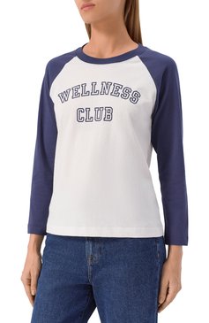 Хлопковый лонгслив SPORTY AND RICH, арт. T0046620010BL107, фото 3