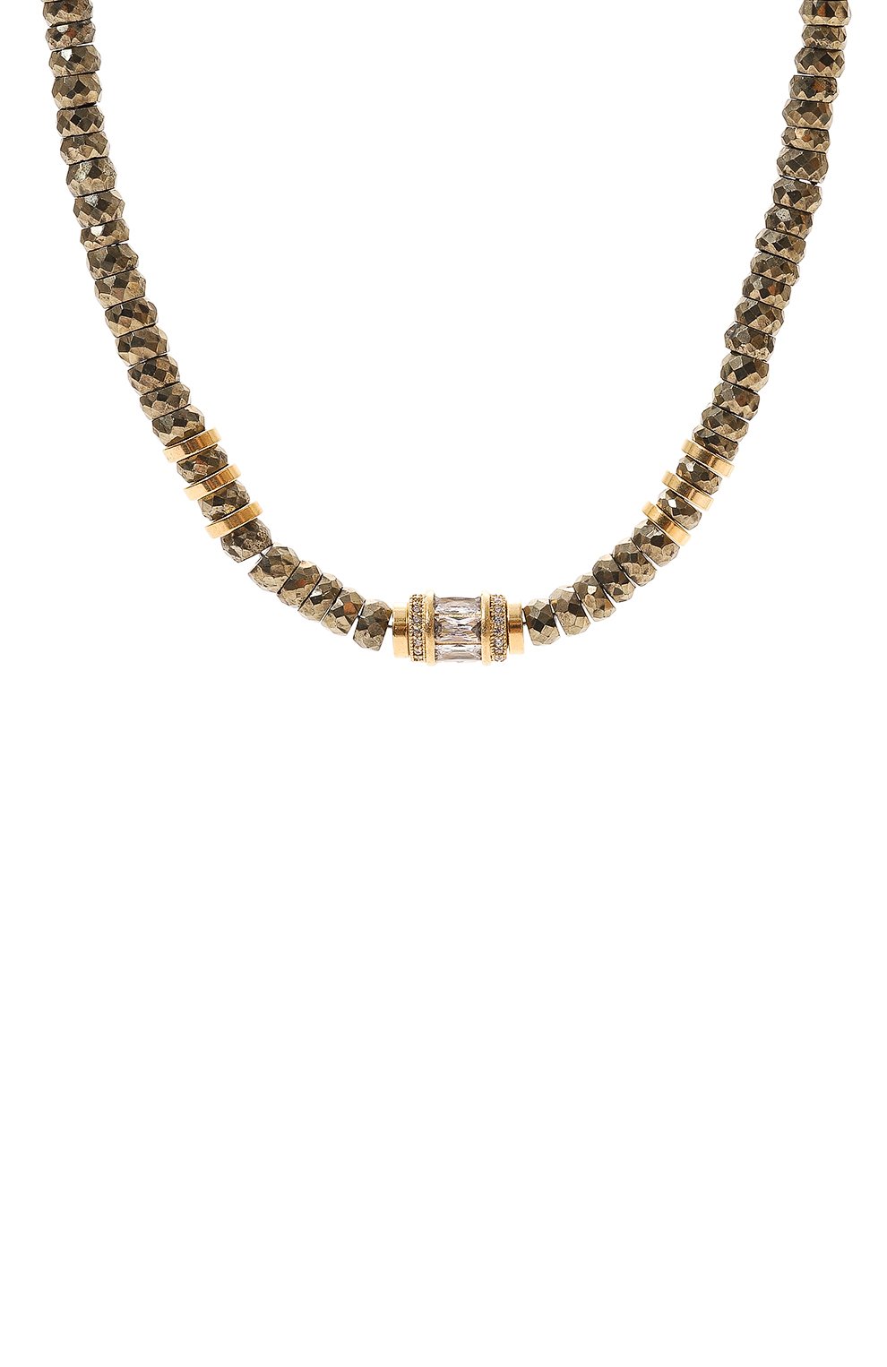 Колье HANKA_IN бронзового цвета по цене 42450 руб., арт. EL0N-CH-PYR-CZ-1M, фото 3 Колье HANKA_IN, арт. EL0N-CH-PYR-CZ-1M, фото 3