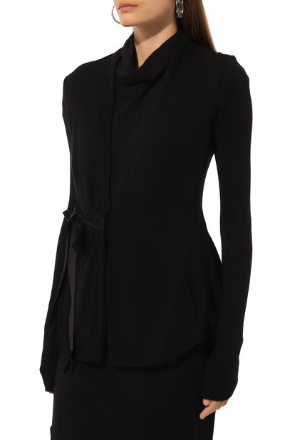 Жакет из шерсти и вискозы RICK OWENS, арт. RP02D3707/JR, фото 3