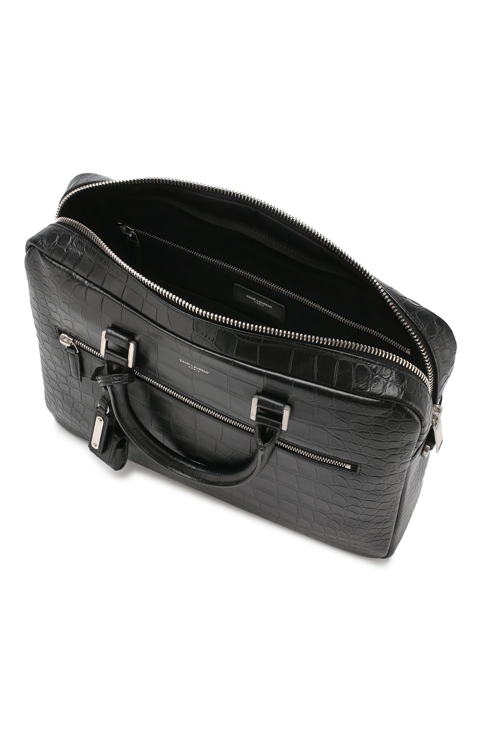 Кожаная сумка для ноутбука SAINT LAURENT, арт. 480586/0Q50E, фото 4