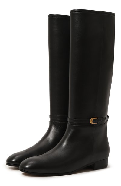 Кожаные сапоги GUCCI черного цвета по цене 194400 руб., арт. 658889 BKO00, фото 1 Кожаные сапоги GUCCI, арт. 658889 BKO00, фото 1