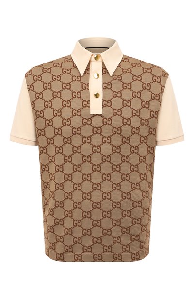 Поло из шелка и хлопка GUCCI, арт. 682015 XJD1F, фото 1