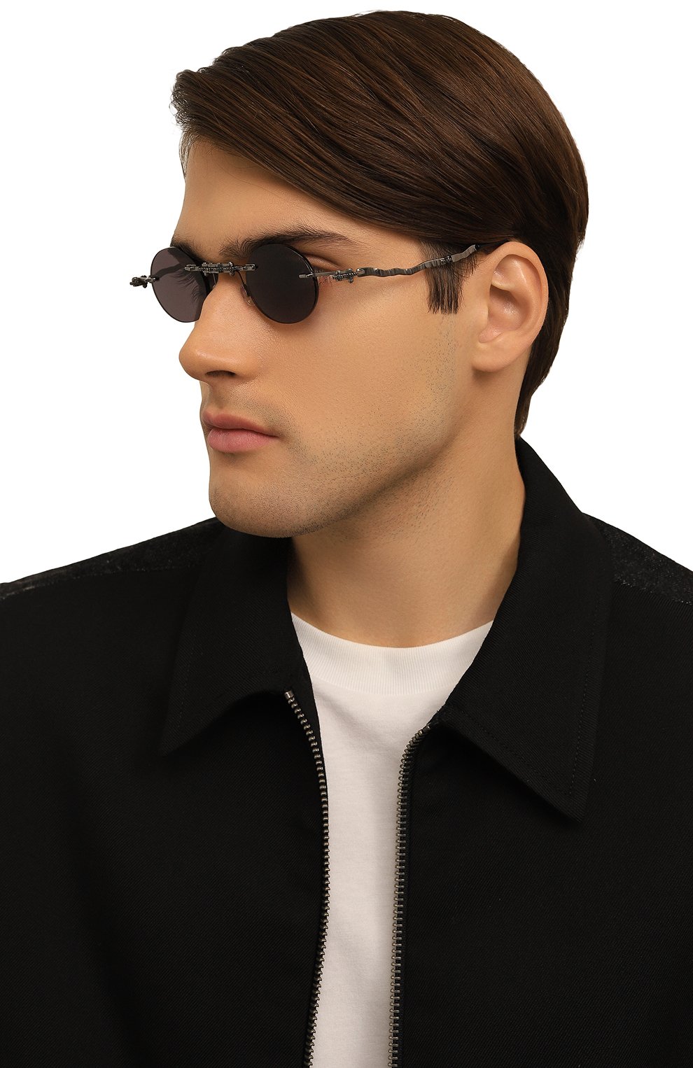 Солнцезащитные очки KUB0RAUM серого цвета по цене 106500 руб., арт. H42 BB GREY, фото 3 Солнцезащитные очки KUB0RAUM, арт. H42 BB GREY, фото 3