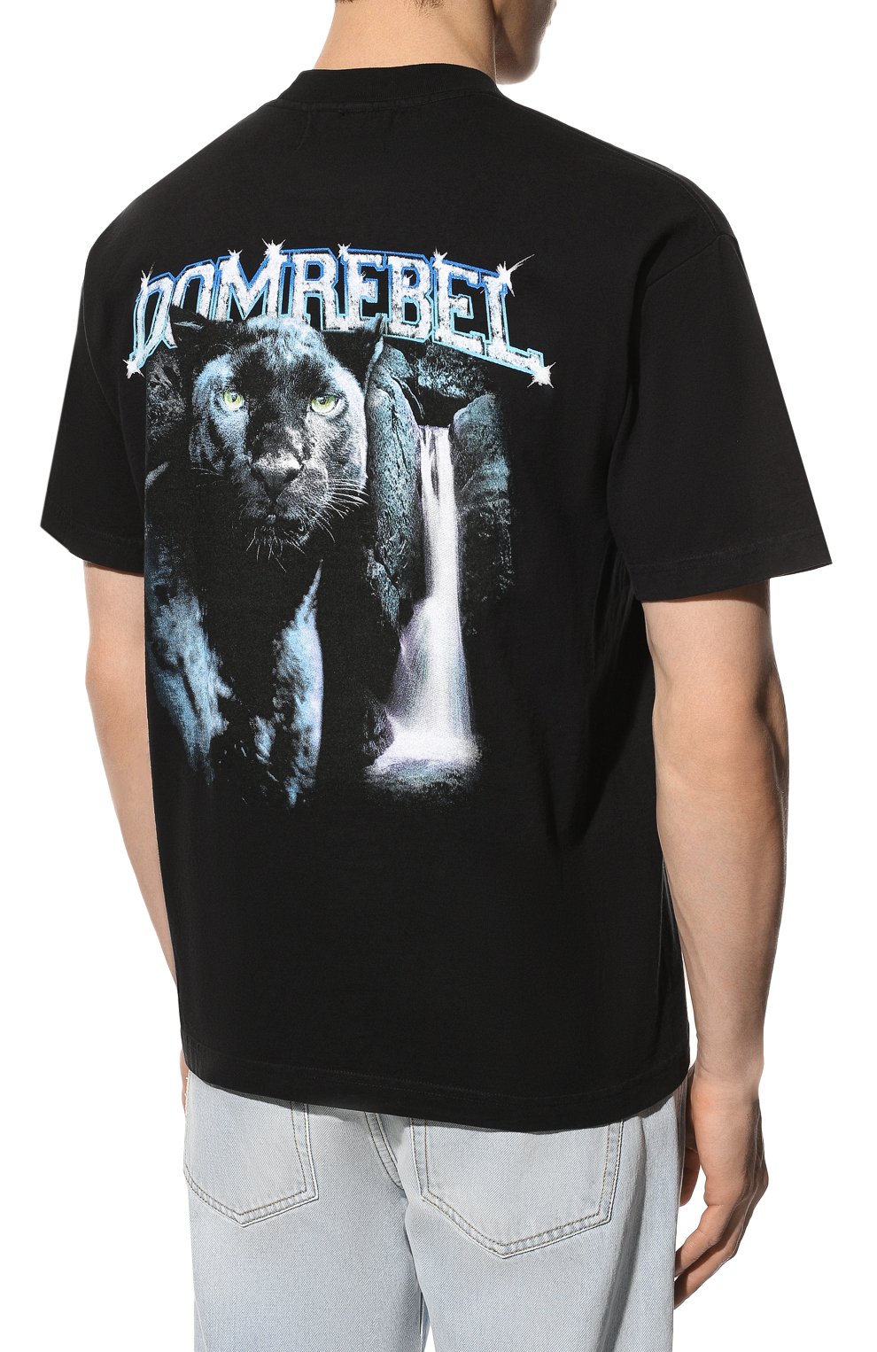 Хлопковая футболка DOMREBEL, арт. MPANTHER/0VER TEE, фото 4