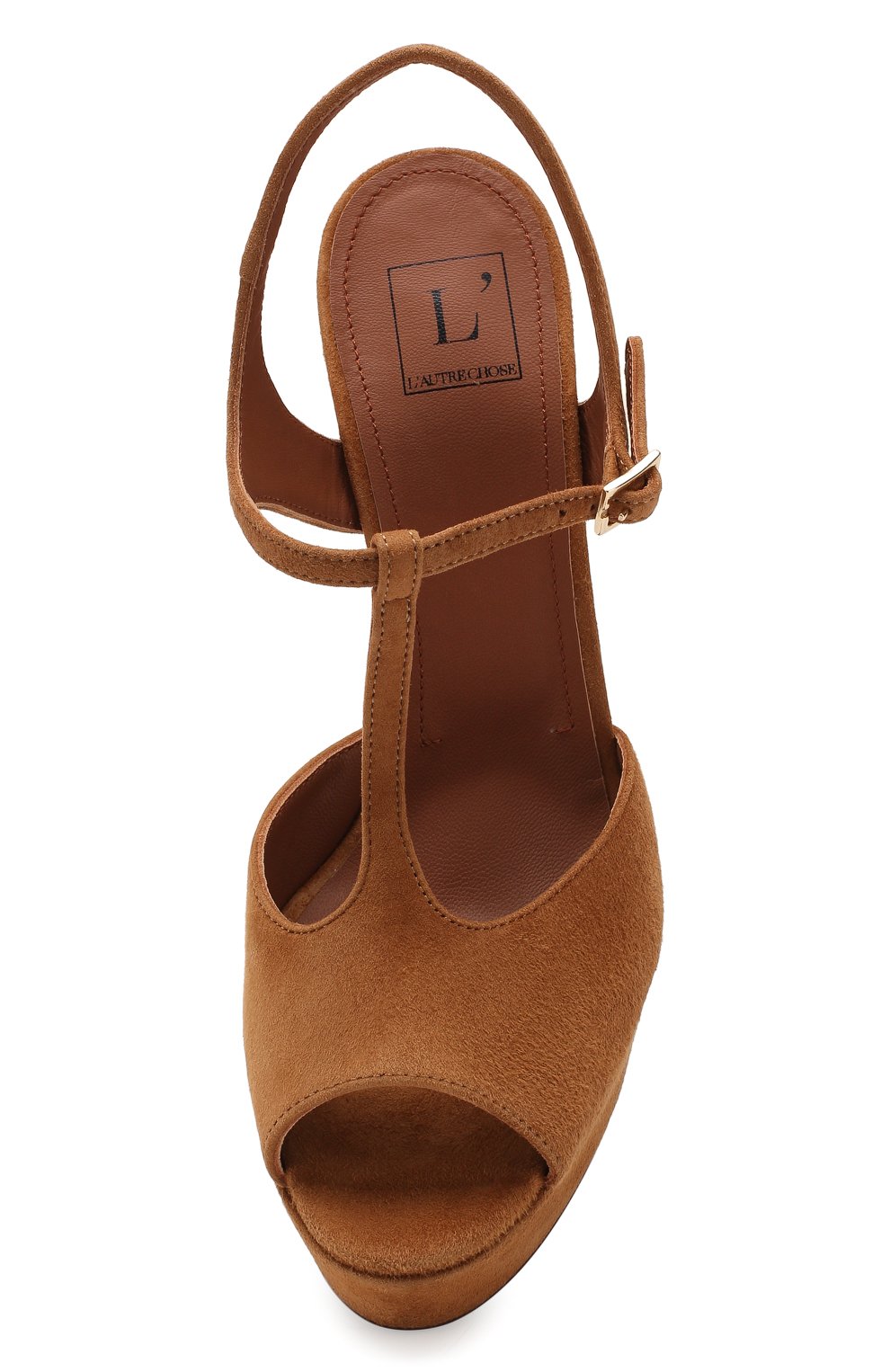 Замшевые босоножки L'AUTRE CHOSE, арт. LDL055.12CP0540, фото 5