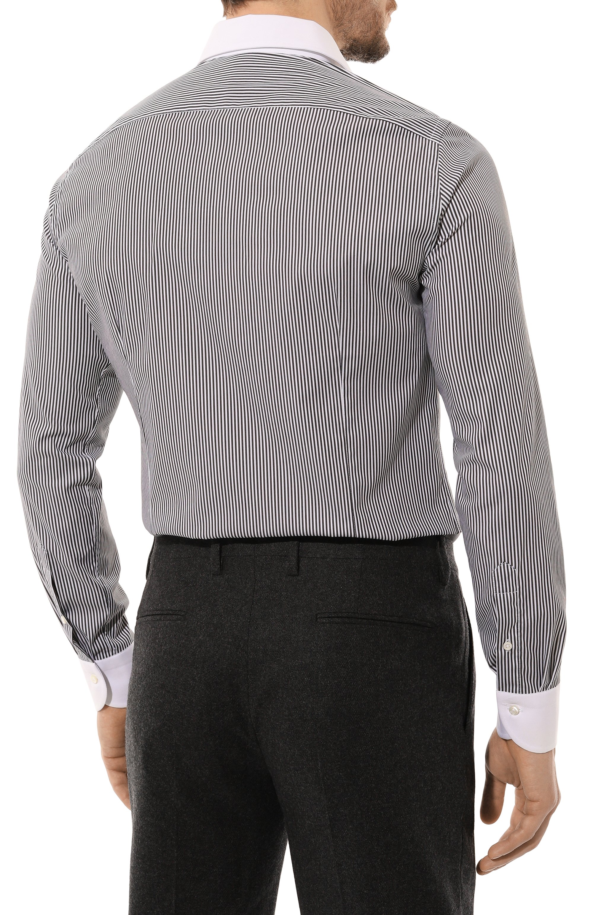 Хлопковая сорочка CANALI, арт. CCLX018WH/GD03294, фото 4